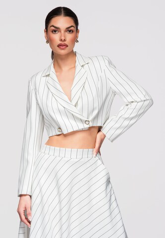 Ombre Blazers in Wit