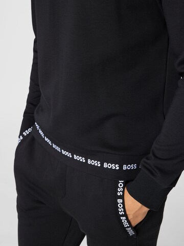 BOSS - Sweatshirt 'Salbeos' em preto
