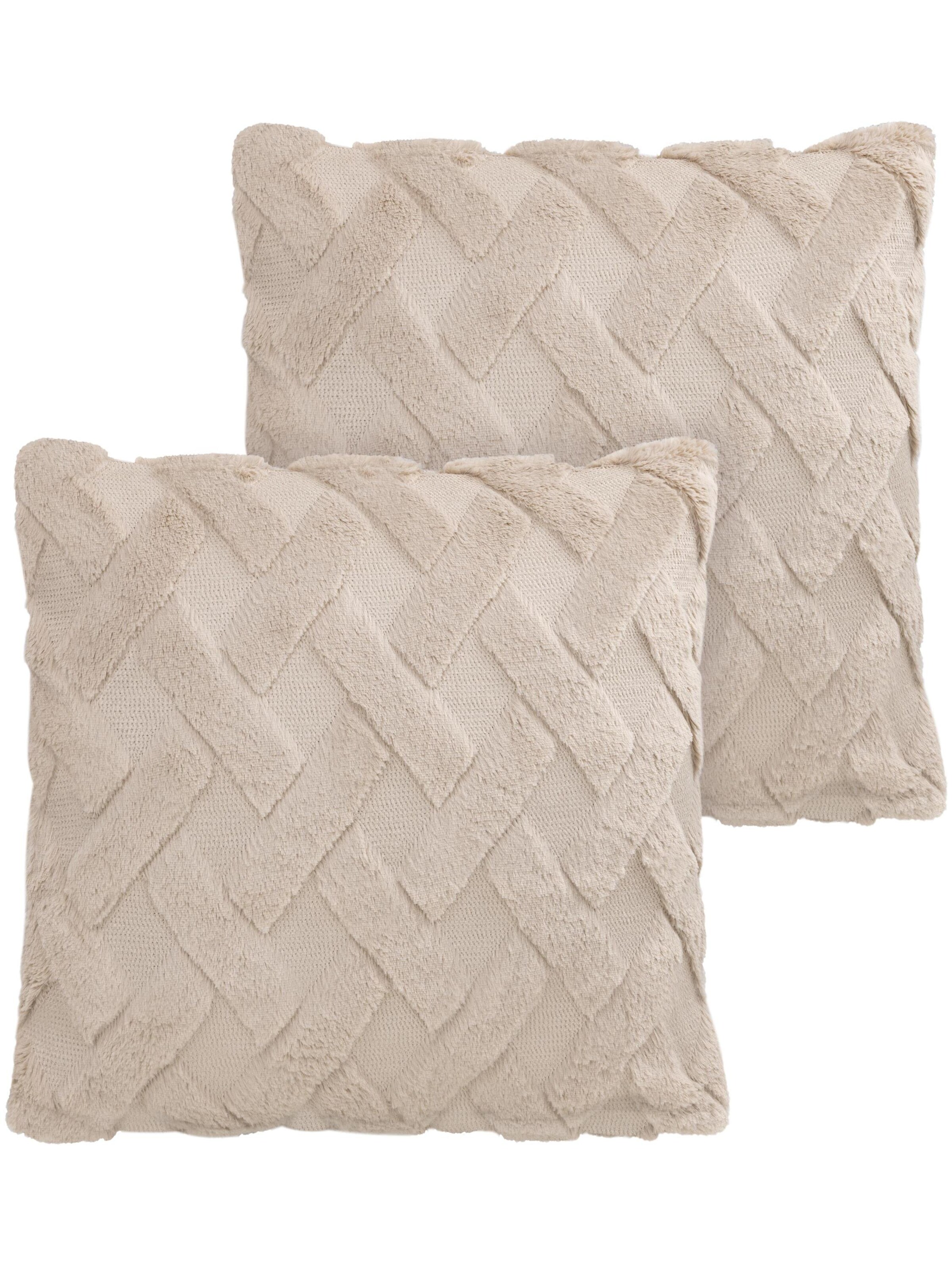 normani Kissenbezüge 'Sofia' in braun, Produktansicht