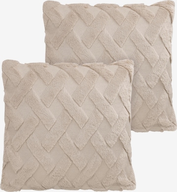 normani Pillow 'Sofia' in Brown: front