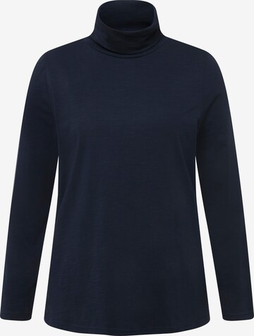 Ulla Popken Shirt in Blauw: voorkant