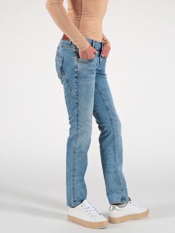 Miracle of Denim Regular Jeans 'Rea' in Blau