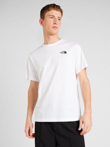 T-Shirt 'Redbox' THE NORTH FACE en blanc : devant