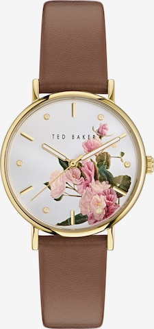 Ted Baker Analog Watch 'PHYLIPA FASHION' in Brown: front