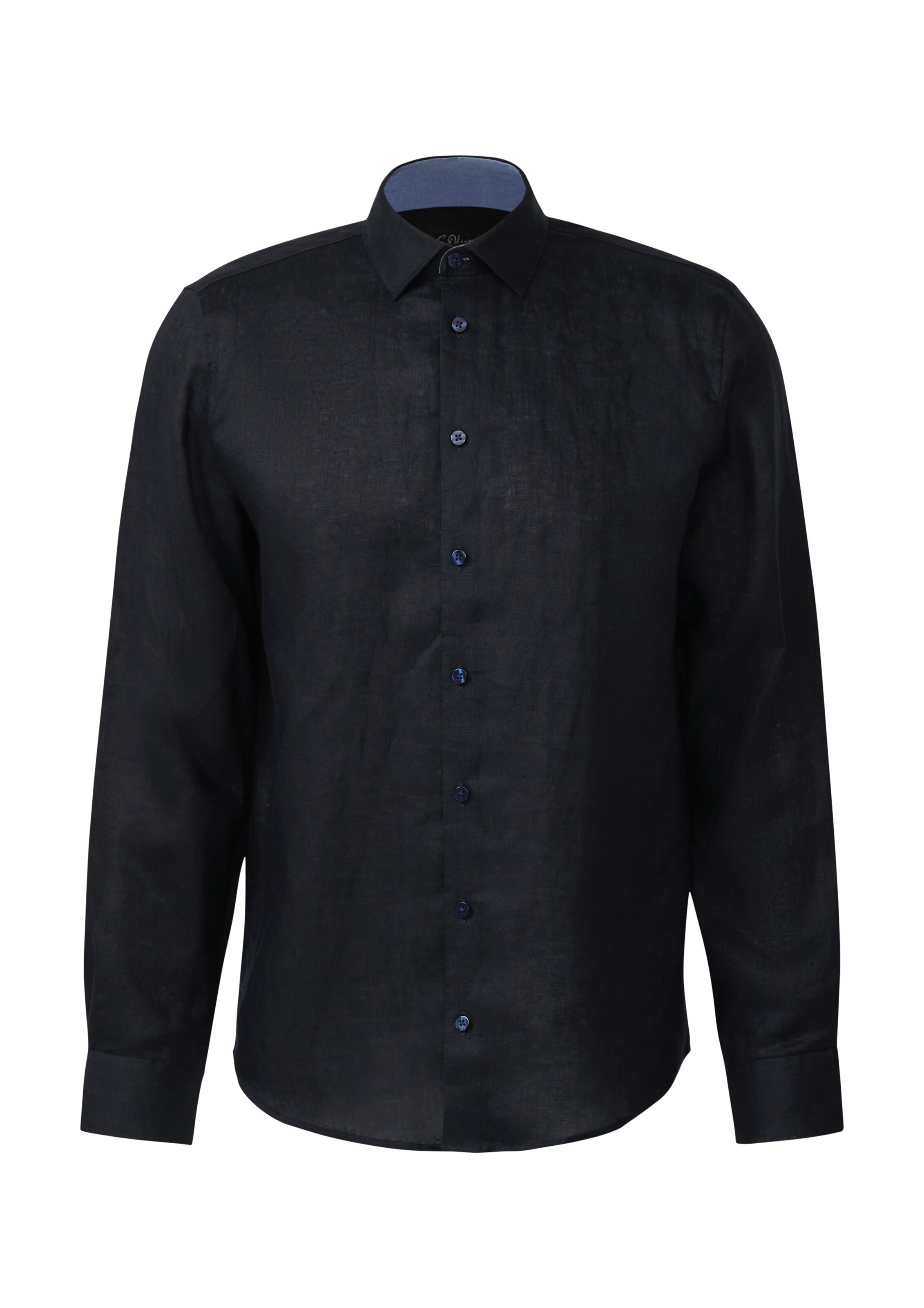 s.Oliver Hemd in navy, Produktansicht