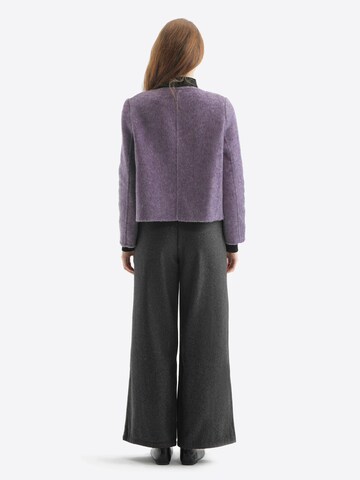 TorWeit Strickjacke 'Wool-Blend Coat Short'‌‌‌‌‌‌‌‌‌ in Lila