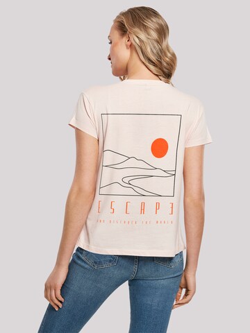 F4NT4STIC Shirt 'Escape Discover the World Landscape' in Pink