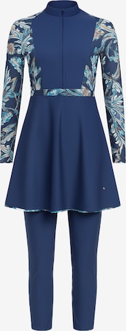 C&City Badpakjurk in Blauw: voorkant