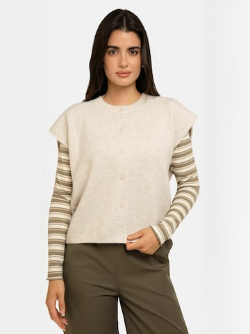 Liberte Essentiel - Chaleco ' FRID ' en blanco: frente