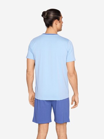 JOOP! Pyjama kort ' Core ' in Blauw
