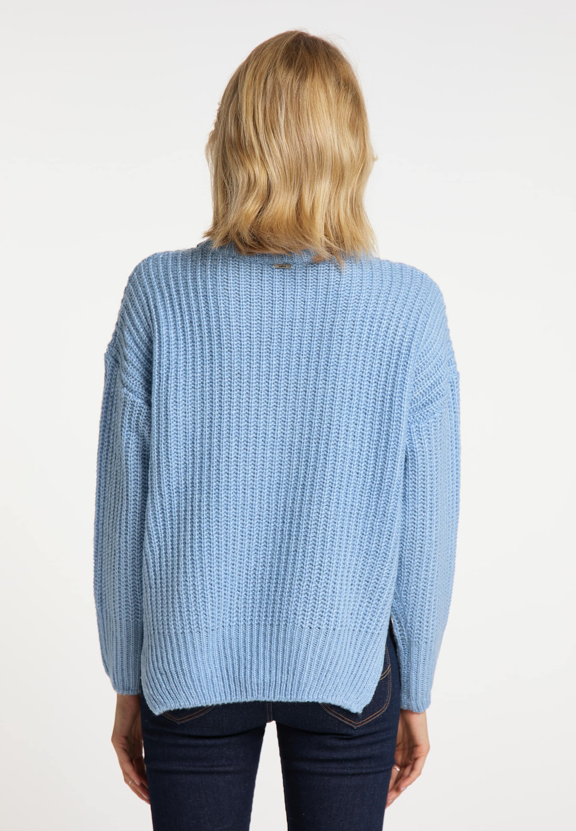 usha BLUE LABEL Pullover in Hellblau usha BLUE LABEL Pullover in Hellblau