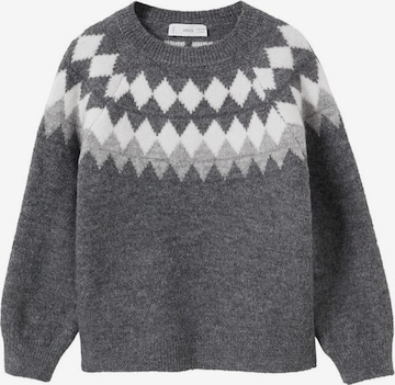 MANGO KIDS Sweater 'Crunch' in Grey: front