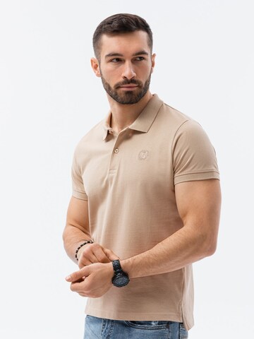 Ombre Shirt 'S1374' in Beige: front