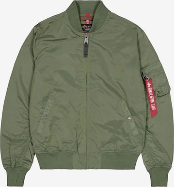 Veste mi-saison ALPHA INDUSTRIES en vert : devant
