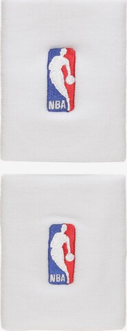 Jordan Sweatband 'NBA' in White: front