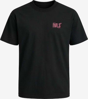 Neverless Shirt 'Cherry Blossom' in Schwarz: Vorderseite