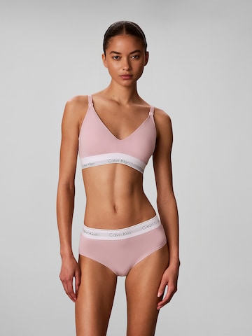 Calvin Klein Triangel BH in Roze: voorkant