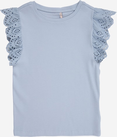 Marškinėliai 'KOGDREA' iš ONLY GIRLS, spalva – pastelinė mėlyna, Prekių apžvalga