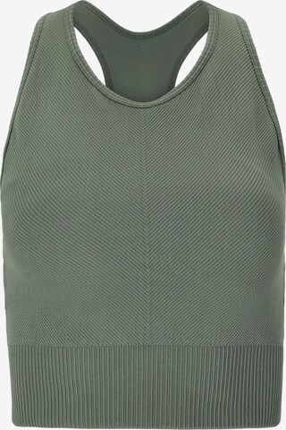 Athlecia Bralette Sports Bra 'Flow' in Green: front