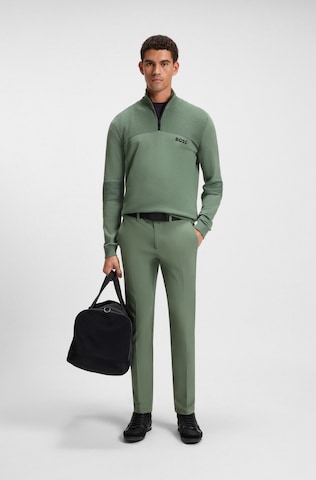 BOSS Slim fit Pants ' 10268853 01 ' in Green