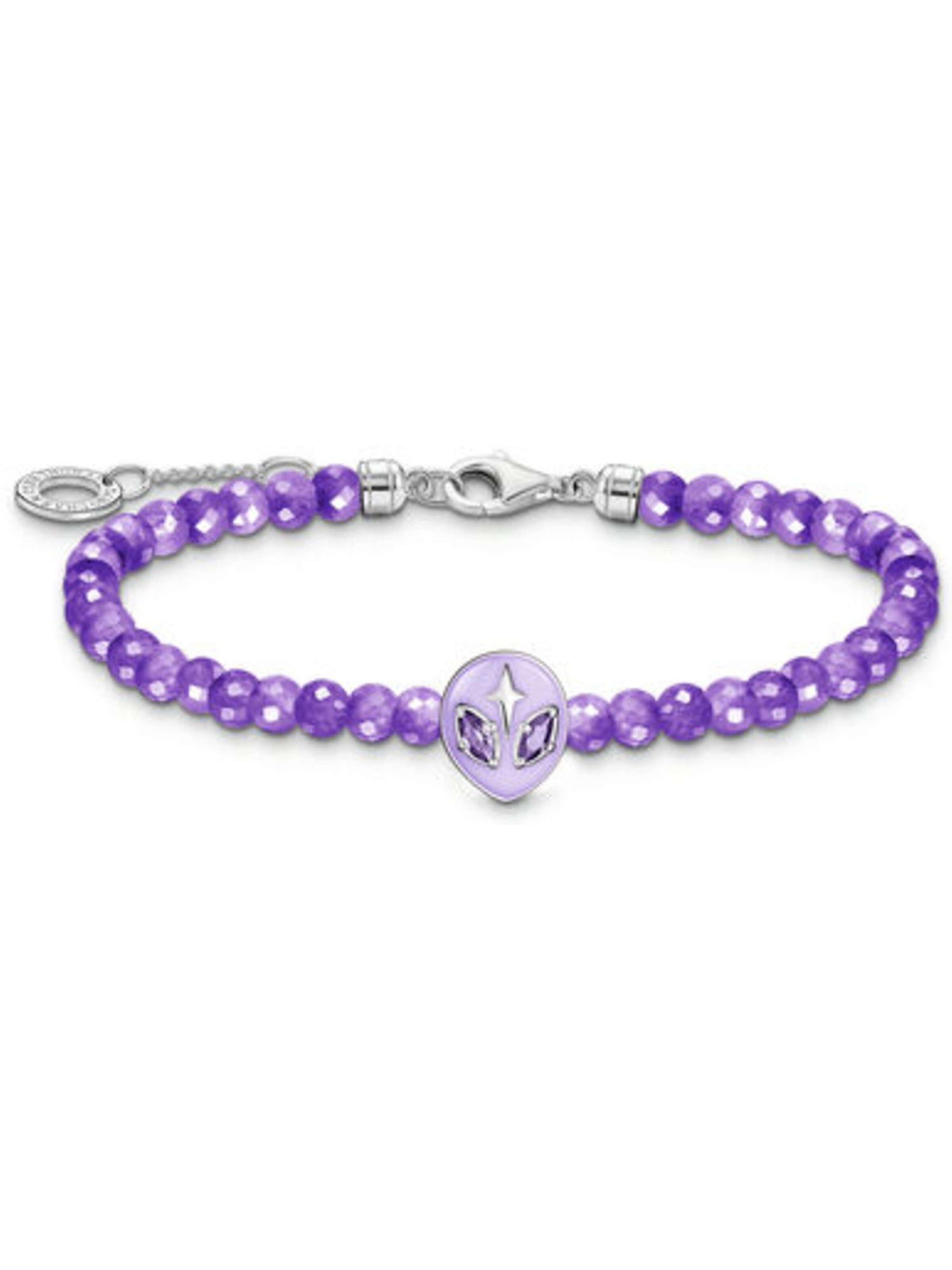Thomas Sabo Armband in Lila: voorkant