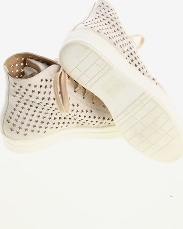 Giancarlo Paoli Hightop Sneakers 38 in Beige