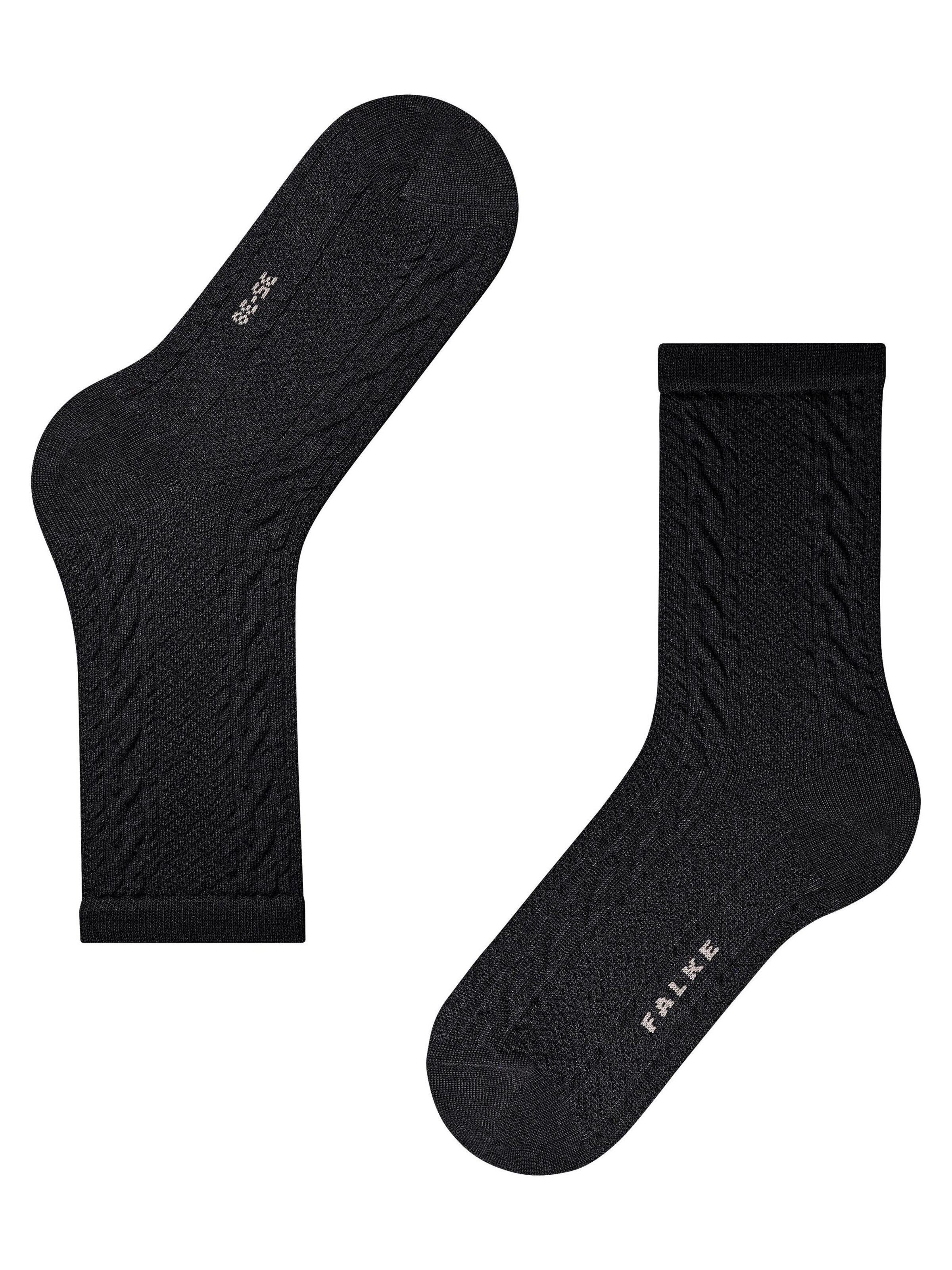 FALKE Socks 'Declivity' in Black