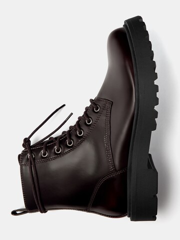 Pull&Bear Veterboots in Rood