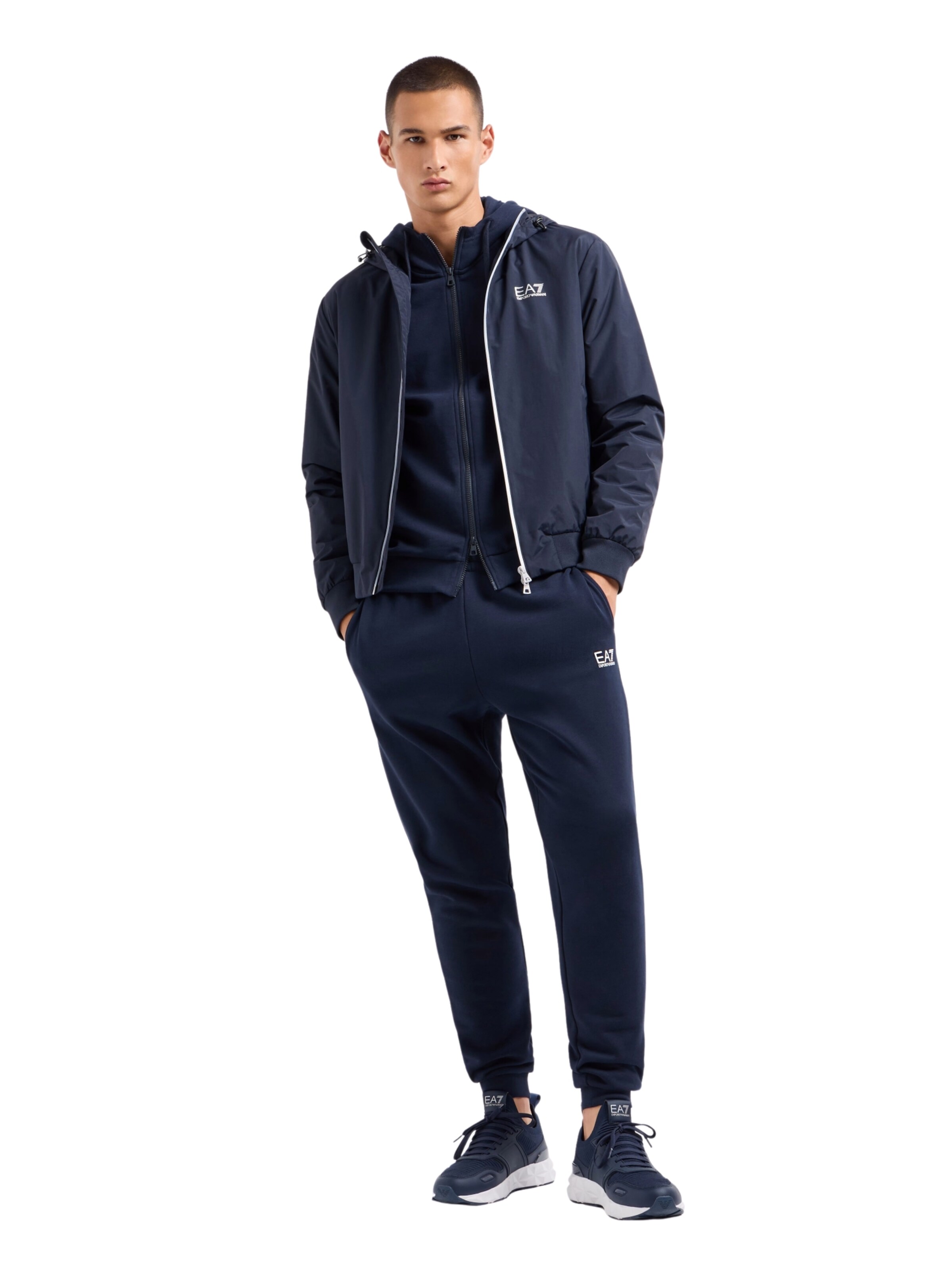 EA7 Emporio Armani Jacke 'Core Identity' in Blau