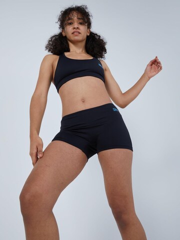 SPORTKIND Skinny Sportbroek 'Short Tights' in Zwart