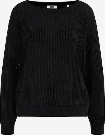 WE Fashion Sweater in Black: front