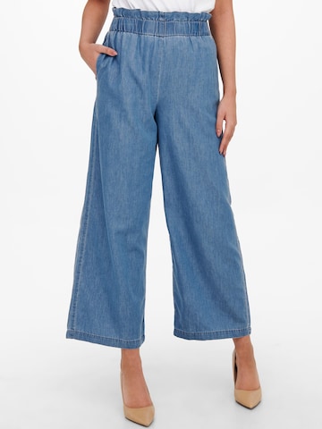 ONLY Wide Leg Jeans 'Bea Caly' in Blau