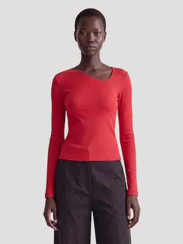 EDITED Shirt 'Rufina' in Rood: voorkant