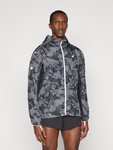 ASICS - Chaqueta de chándal 'FUJITRAIL' en negro: frente