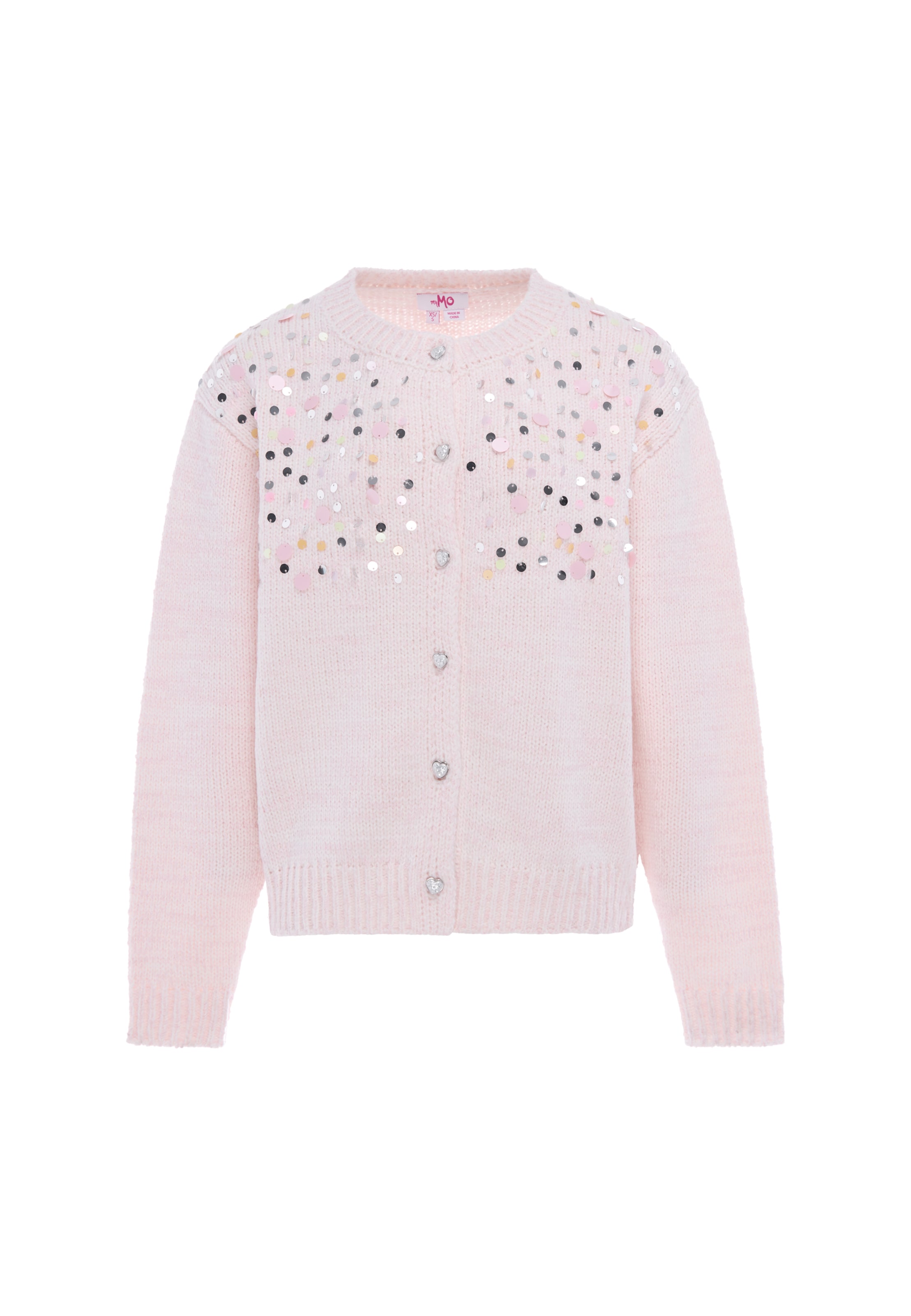 MYMO - Casaco de malha 'Young Fashion' em branco: frente