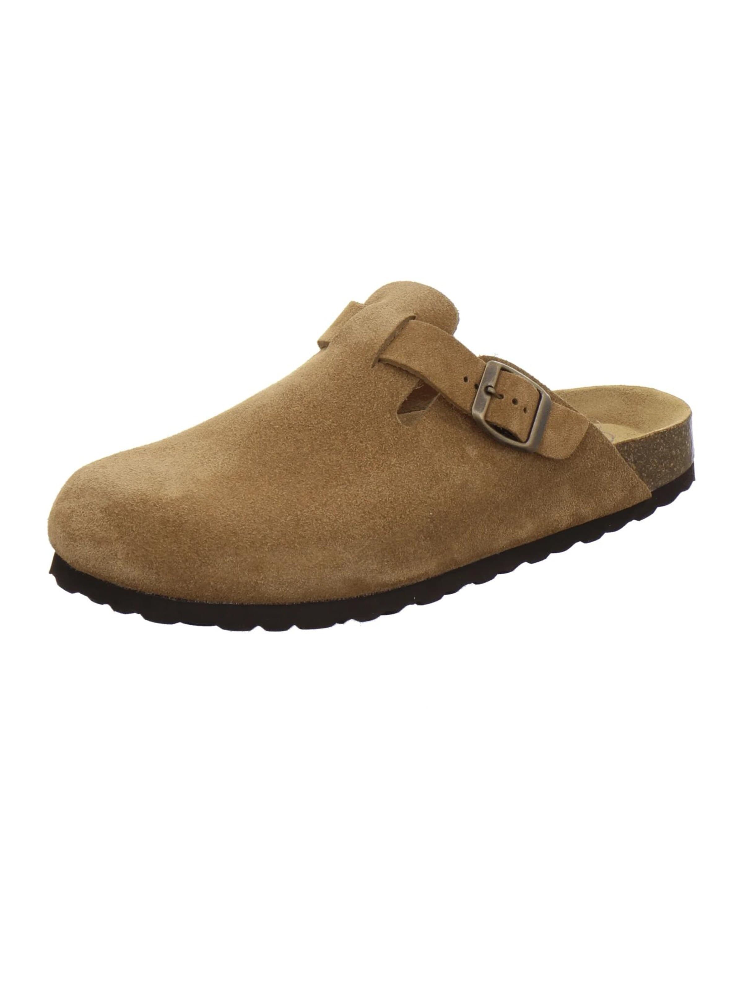 Sabots 'Clogs Herren cognac Veloursleder' AFS-Schuhe en marron : devant