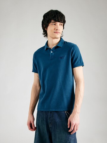 Superdry Poloshirt in Blau: Vorderseite