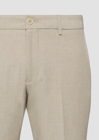 s.Oliver Slimfit Pantalon 'Pure' in Beige