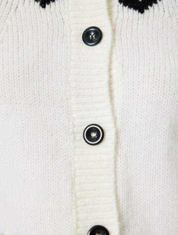 Koton Knit Cardigan in White