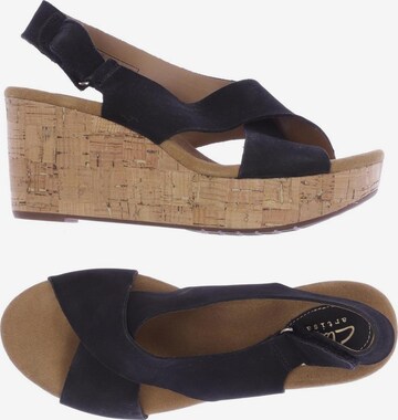 CLARKS Sandals & High-Heeled Sandals in 38 in Black: front