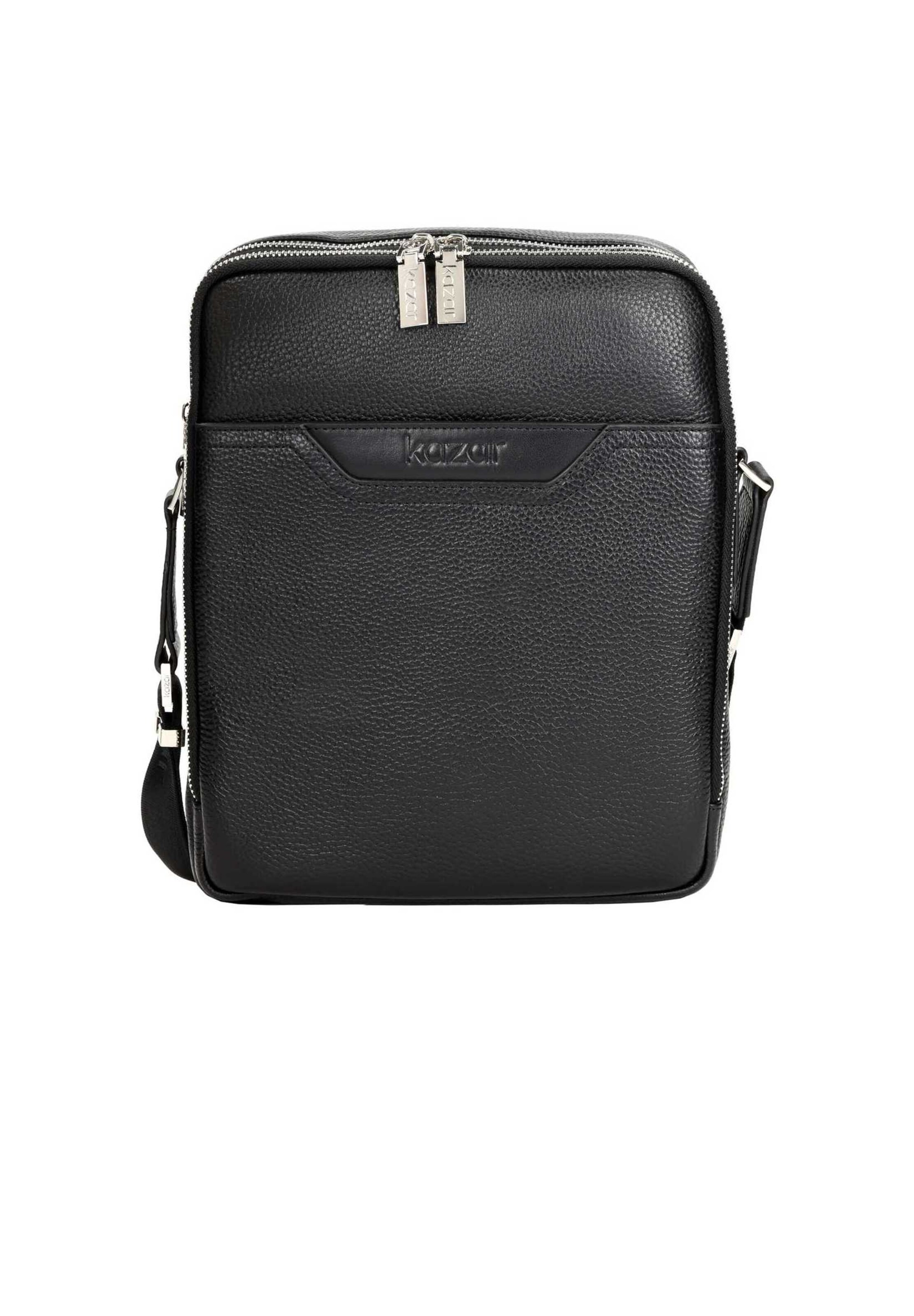 Sac à bandoulière Kazar en noir : devant