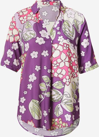 Key Largo Blouse 'MILEY' in Purple: front