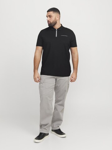 Jack & Jones Plus Shirt 'JCOFusion' in Black