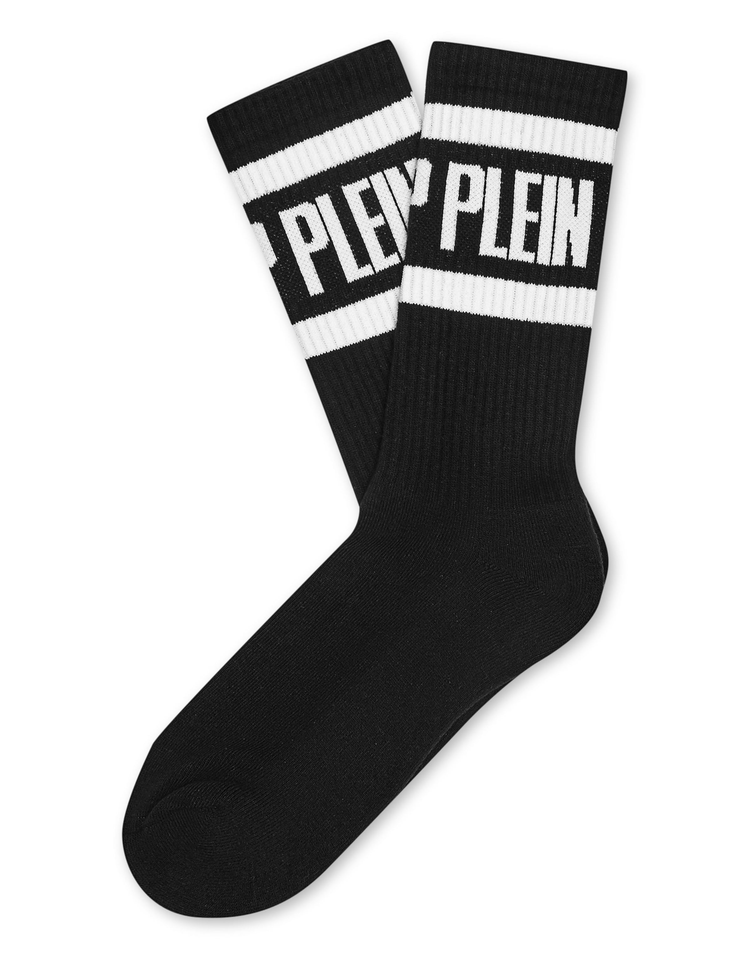 Philipp Plein Socken in schwarz / weiß, Produktansicht