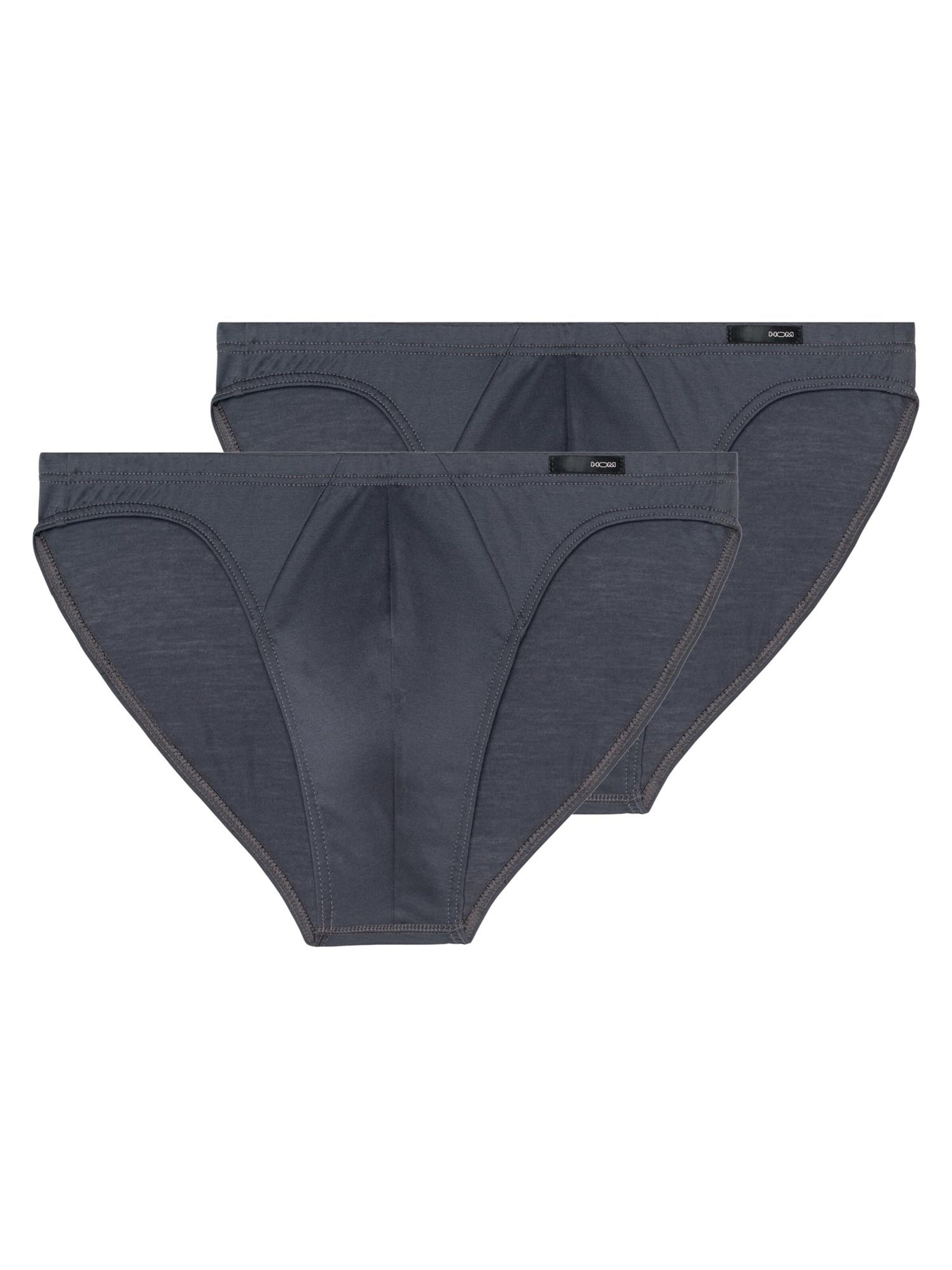 HOM Panty 'Premium Cotton' in Grey: front