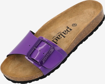 Palado Mules 'Malta' in Purple: front