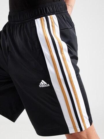 ADIDAS SPORTSWEAR Regular Workout Pants 'NATIONS' in Black
