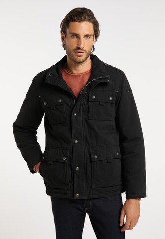 DreiMaster Vintage Between-Season Jacket in Black: front