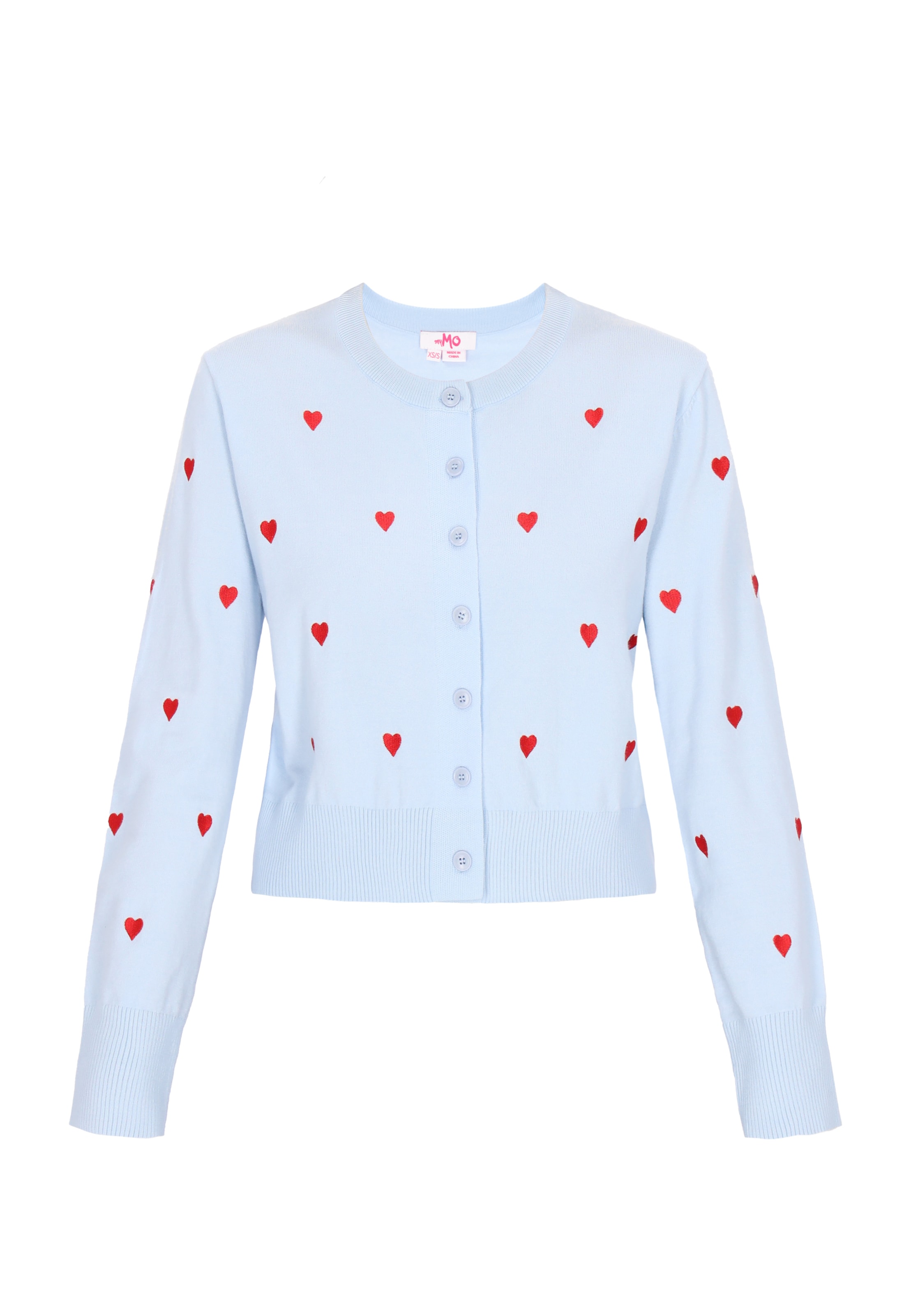 MYMO Kampsun, värv sinine: eest vaates