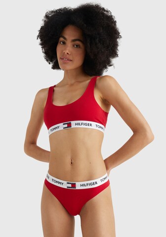 Tommy Hilfiger Underwear Regular Thong in Red: front